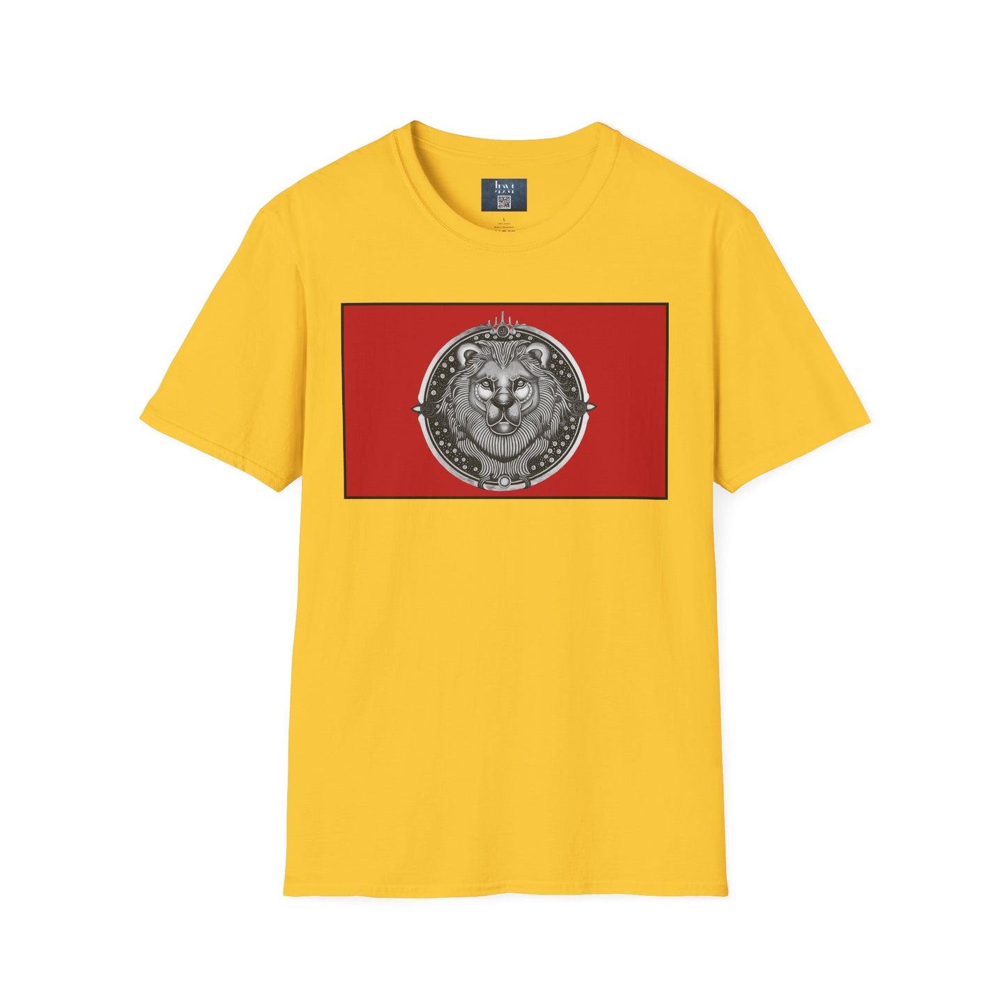 Leo Zodiac Crew Neck T-Shirt – Hand-Drawn Celestial Design (Non-AI) Universal
