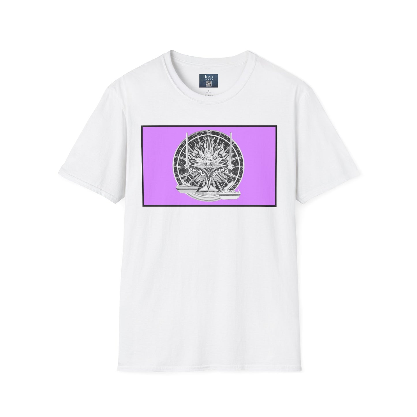 Libra Zodiac Crew Neck T-Shirt – Hand-Drawn Celestial Design (Non-AI)  Universal