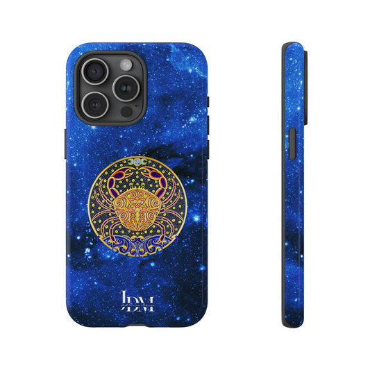 Cancer Zodiac Tough Phone Case – Hand-Drawn Celestial Design (Non-AI)