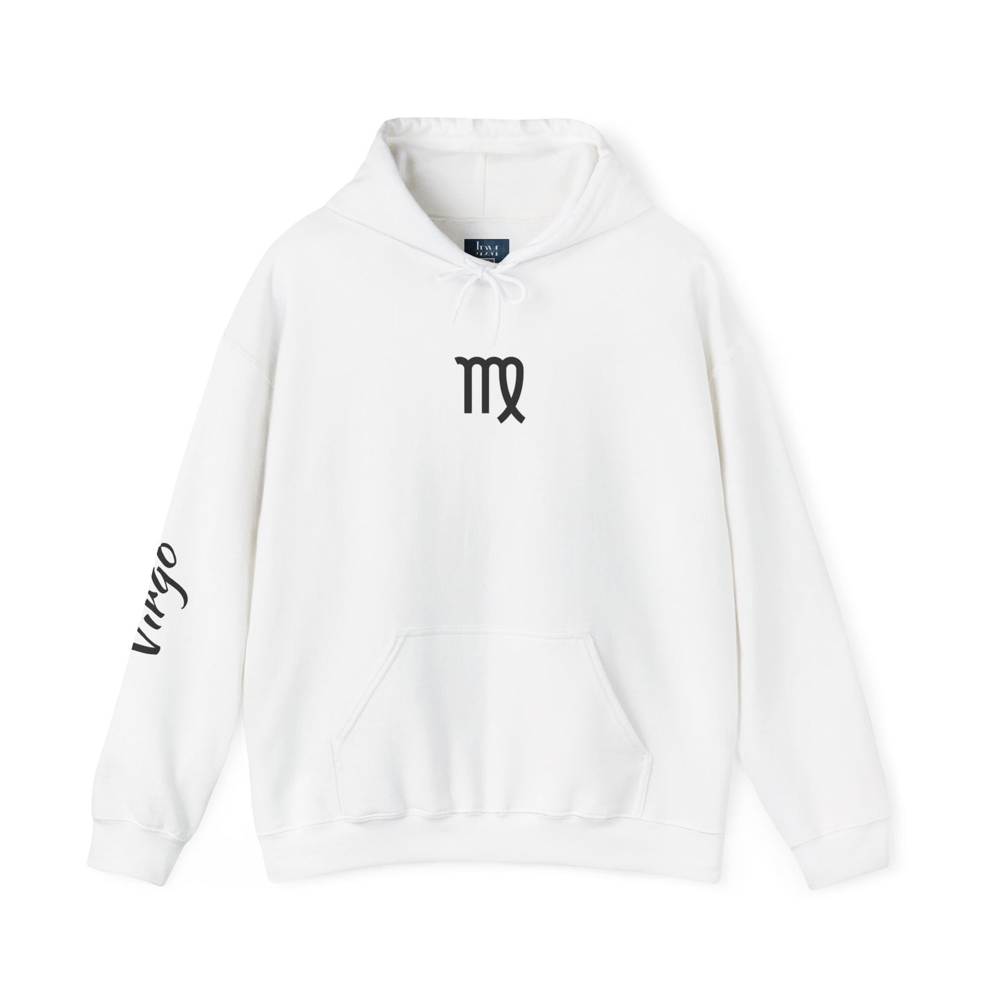 Virgo Zodiac Hoodie – Hand-Drawn Celestial Design (Non-AI)
