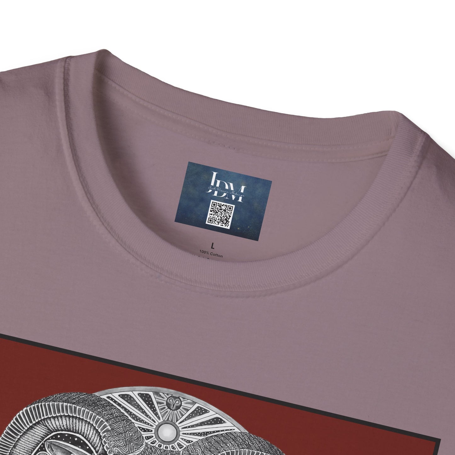 Aries Zodiac Softstyle T-Shirt - Hand-Drawn Celestial Design (Non-AI) Universal