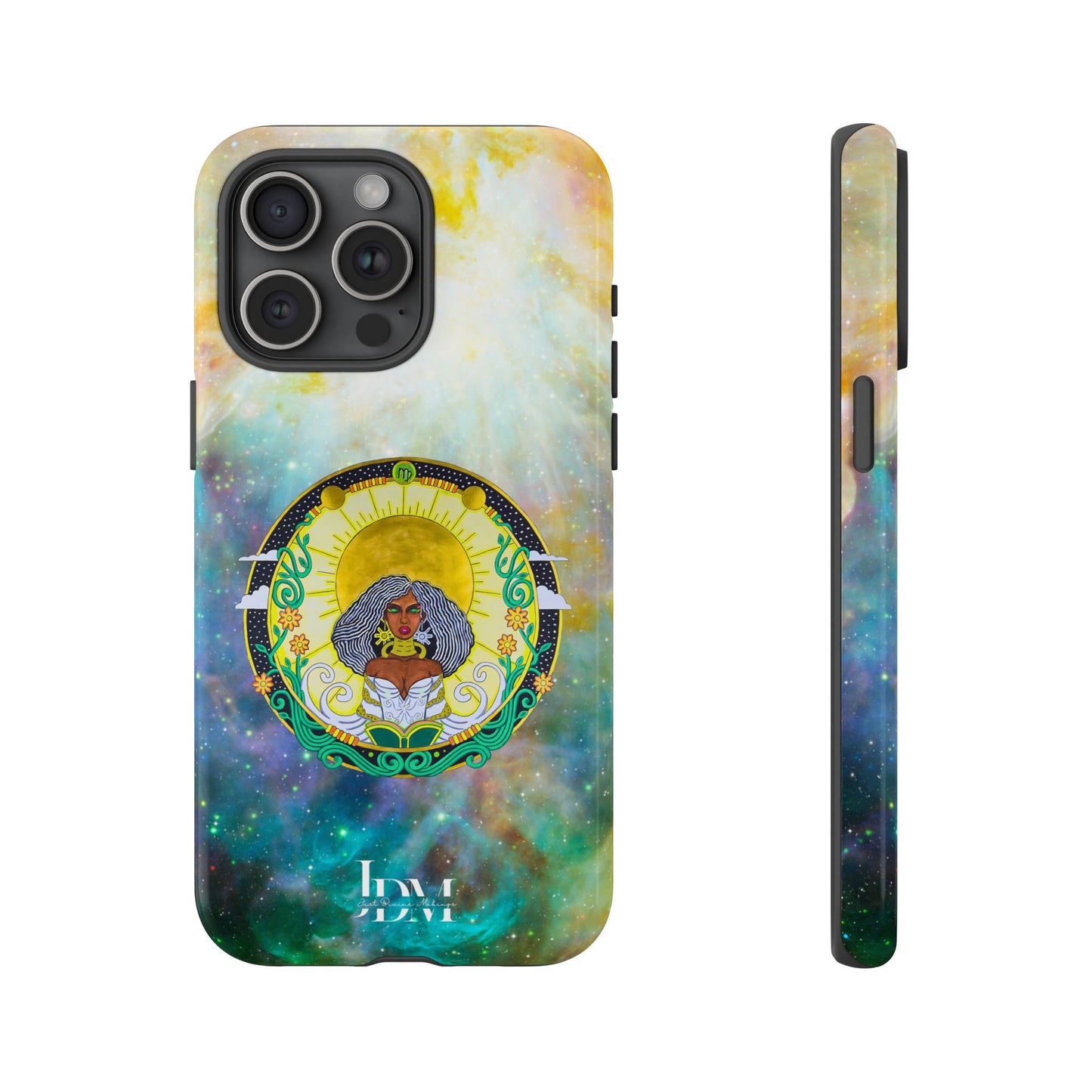 Virgo Zodiac Tough Phone Case – Hand-Drawn Celestial Design (Non-AI)