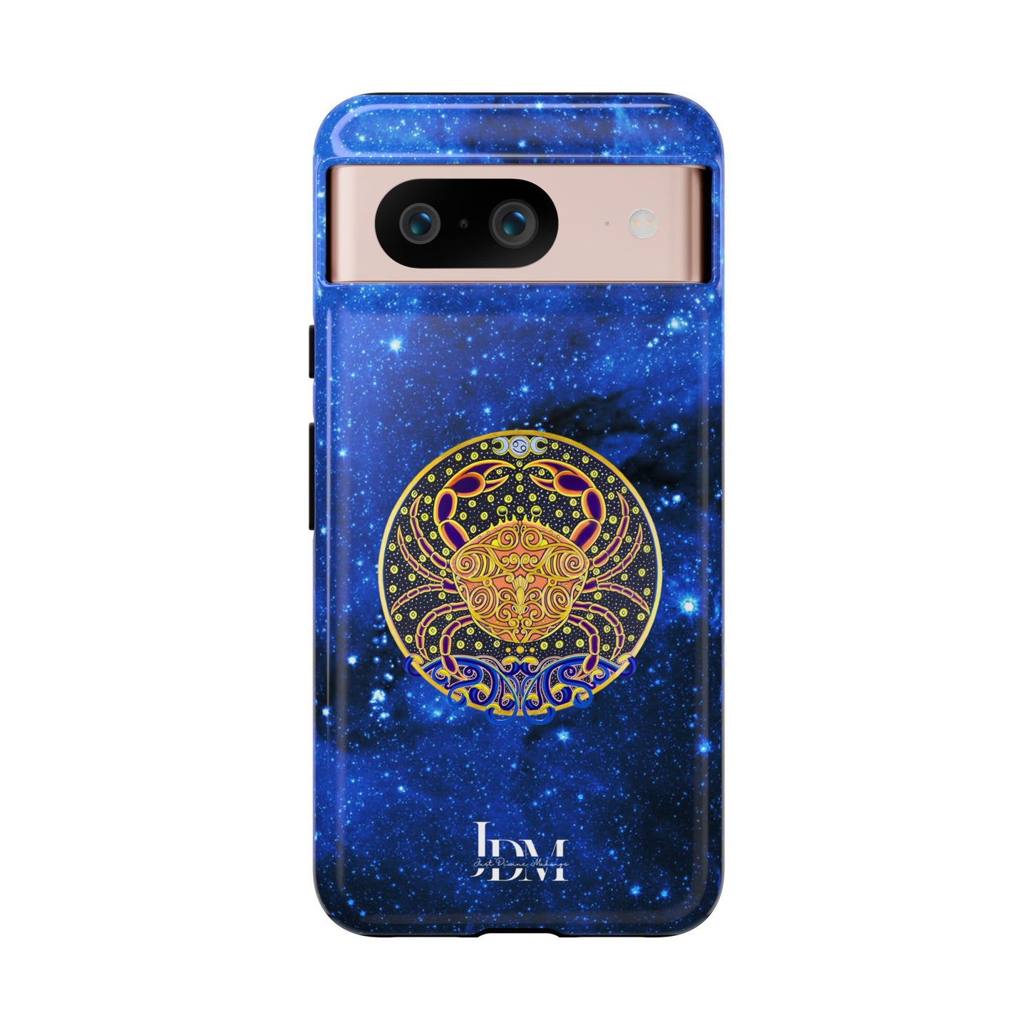 Cancer Zodiac Tough Phone Case – Hand-Drawn Celestial Design (Non-AI)