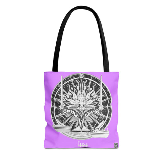 Libra Zodiac Tote Bag - Hand-Drawn Celestial Design (Non-AI) Universal