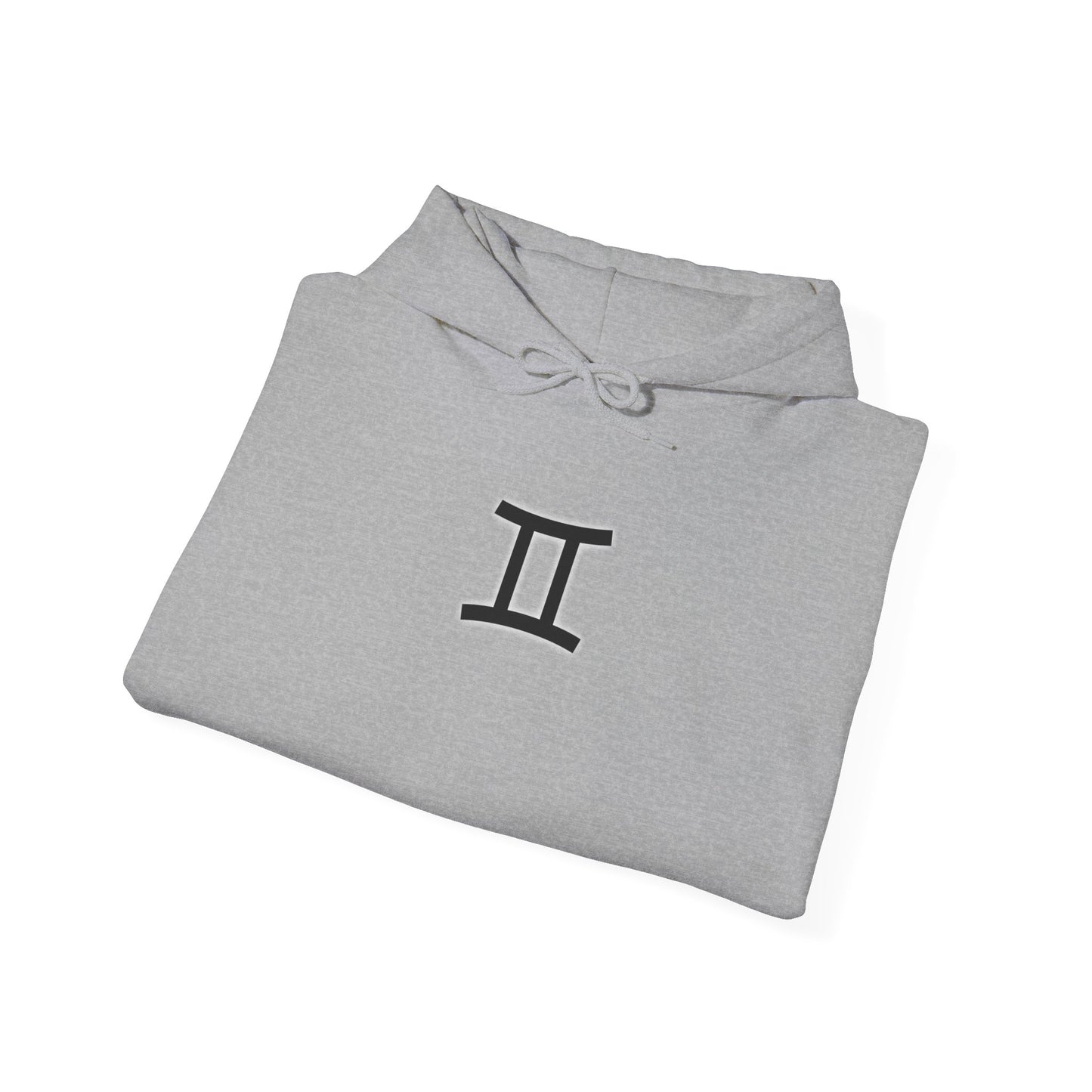 Gemini Zodiac Hoodie - Hand-Drawn Celestial Design (Non-AI)