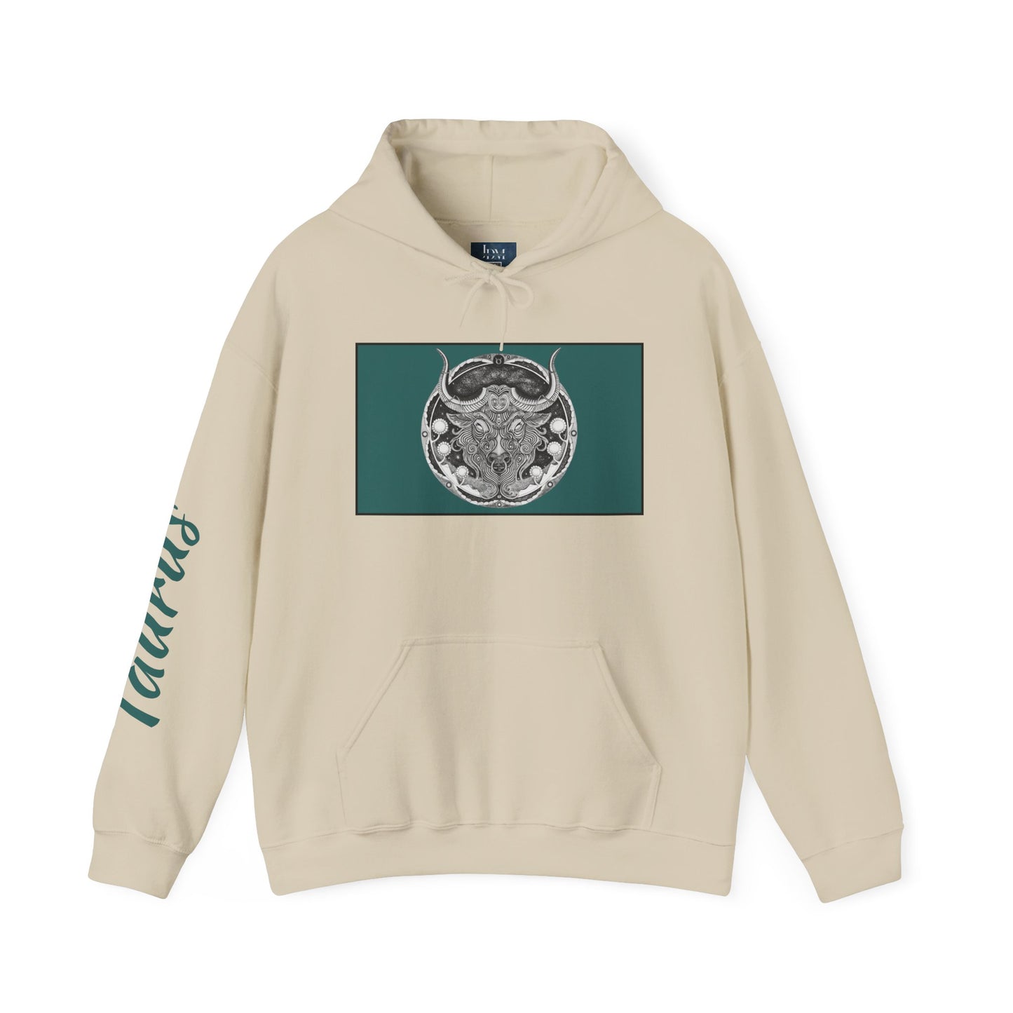 Taurus Zodiac Hoodie - Hand-Drawn Celestial Design (Non-AI) Universal