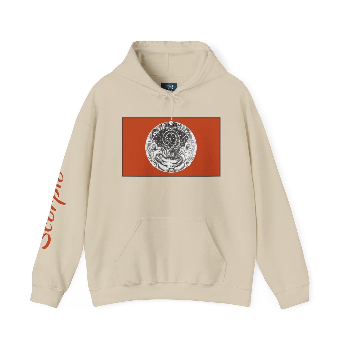 Scorpio Zodiac Hoodie – Hand-Drawn Celestial Design (Non-AI) Universal