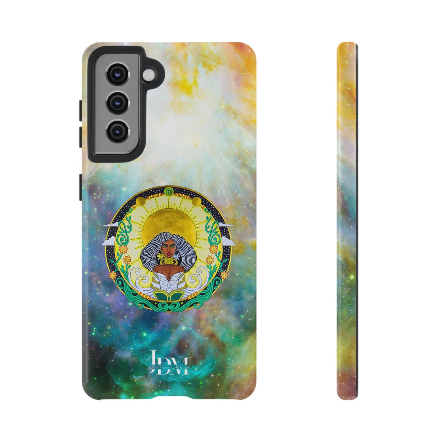 Virgo Zodiac Tough Phone Case – Hand-Drawn Celestial Design (Non-AI)