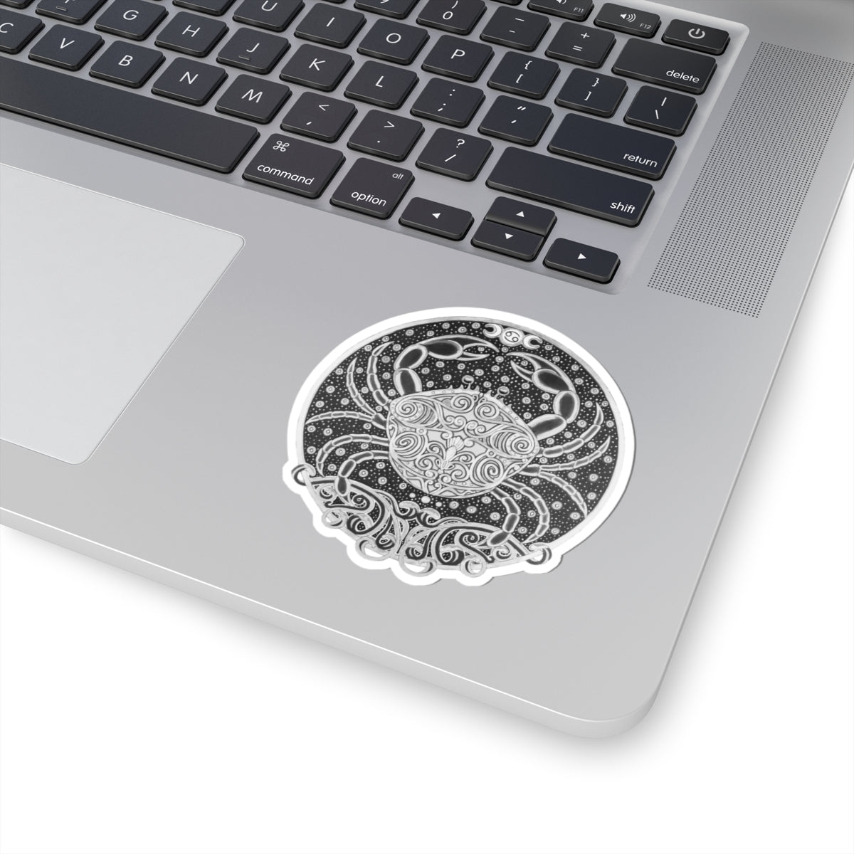 Cancer Kiss-Cut Sticker - Hand-Drawn Celestial Design (Non-AI) Universal