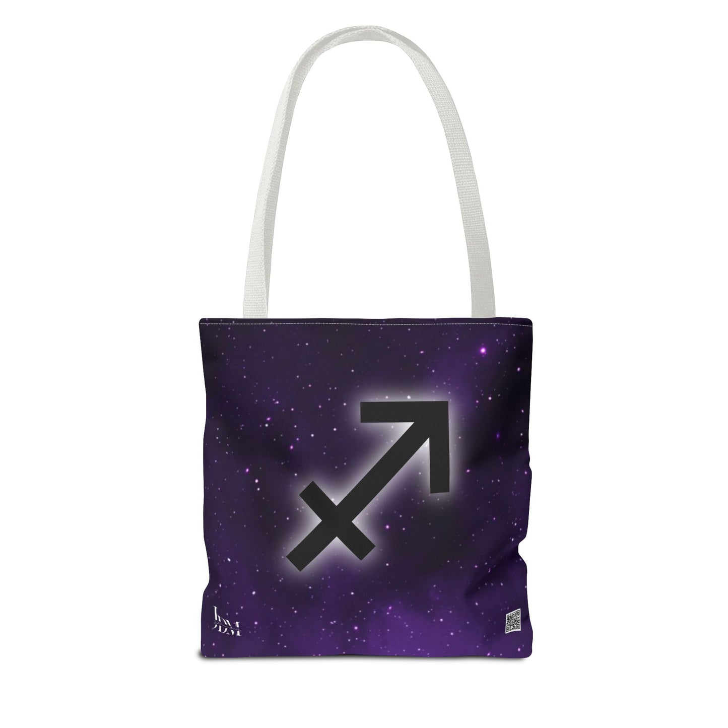 Sagittarius Zodiac Tote Bag – Hand-Drawn Celestial Design (Non-AI)